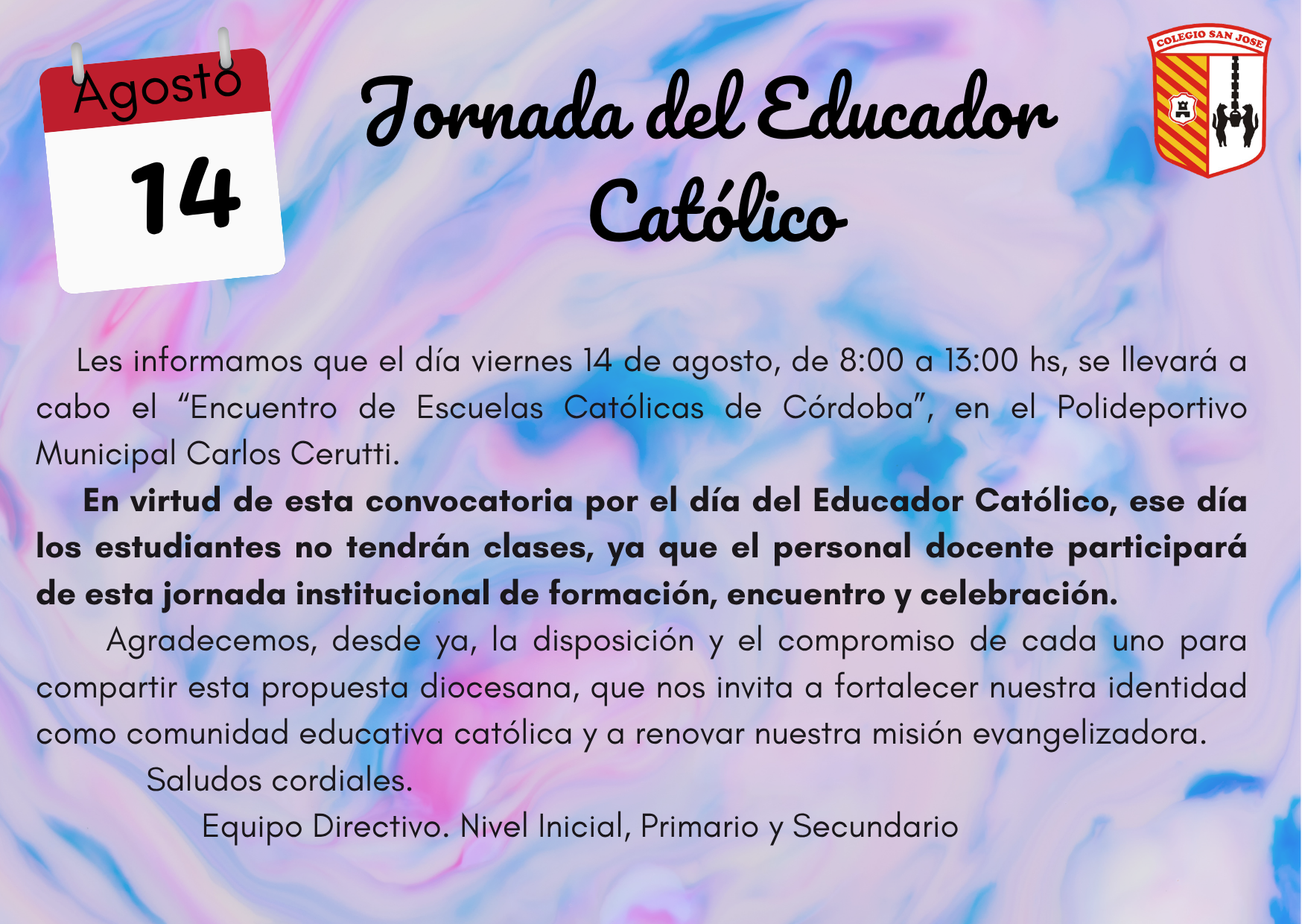 Jornada del educador Católico